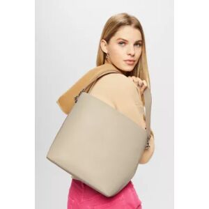 ESPRIT Hobo Bag in Leder-Optik LIGHT BEIGE one size