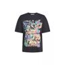 Esprit EDC T-Shirt mit Graffiti-Print BLACK S