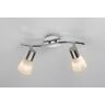 Deckenlampe aus mattem Metall -