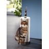 Papierrollenhalter Katze aus Metall -