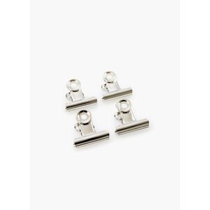 KAILA Poster Clip Silver 30 mm - 4-p