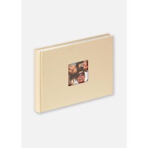 Walther Fun Album Creme - 22x16 cm (40 weiße Seiten / 20 Blatt)