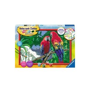 Ravensburger Malen nach Zahlen - Bunte Papageien Ravensburger Malen nach Zahlen - Bunte Papageien