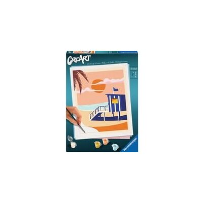 Ravensburger CreArt Beach - Cottage, Malen Ravensburger CreArt Beach - Cottage, Malen