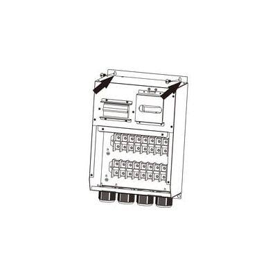 BlueWalker PowerWalker Wartungs-Bypassschalter Terminal block 3/3 MBS 30K BlueWalker PowerWalker Wartungs-Bypassschalter Terminal block 3/3 MBS 30K