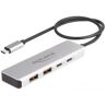 Delock USB 10 Gbps USB Type-C Hub mit 2 x USB Typ-A und 2 x USB Type-C, USB-Hub