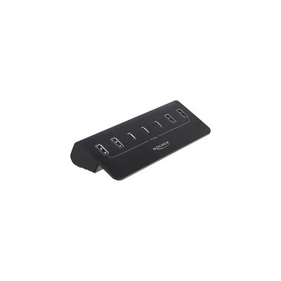 Delock USB 10 Gbps Hub mit 3 USB Type-C und 4 USB Typ-A Ports, USB-Hub Delock USB 10 Gbps Hub mit 3 USB Type-C und 4 USB Typ-A Ports, USB-Hub