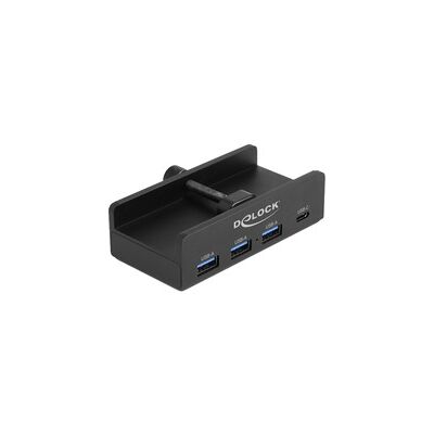 Delock Externer USB 5 Gbps 4 Port Hub 3 x USB Typ-A und 1 x USB Type-C™ mit Feststellschraube, USB-Hub Delock Externer USB 5 Gbps 4 Port Hub 3 x USB Typ-A und 1 x USB Type-C™ mit Feststellschraube, USB-Hub