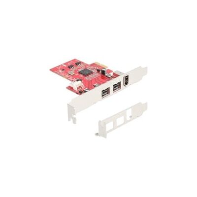 Delock PCIe FireWire Erweiterungskarte - 2x FireWire 800, 1x FireWire 400 - PCIe Delock PCIe FireWire Erweiterungskarte - 2x FireWire 800, 1x FireWire 400 - PCIe