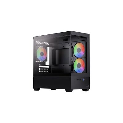 AeroCool P300D-G-BK-v1, Tower-Gehäuse AeroCool P300D-G-BK-v1, Tower-Gehäuse