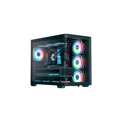 AeroCool P500C EVO-G-BK-v1, Tower-Gehäuse AeroCool P500C EVO-G-BK-v1, Tower-Gehäuse