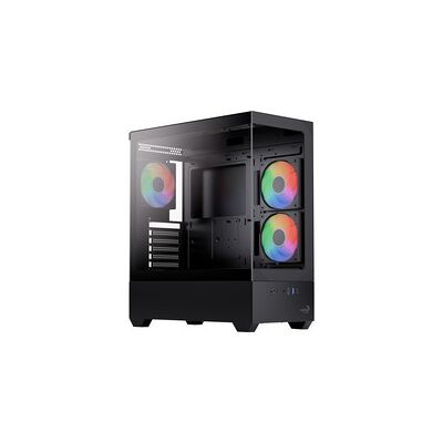 AeroCool P500D-G-BK-v1, Tower-Gehäuse AeroCool P500D-G-BK-v1, Tower-Gehäuse