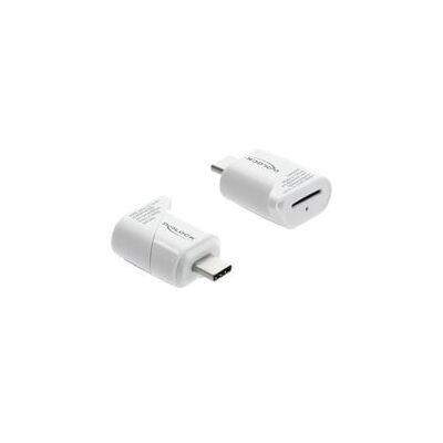 Delock USB-C Mini Card Reader für MicroSD, Kartenleser Delock USB-C Mini Card Reader für MicroSD, Kartenleser