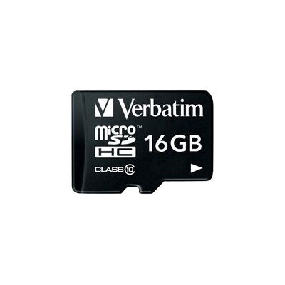 Verbatim microSDHC 16 GB Class 10, Speicherkarte Verbatim microSDHC 16 GB Class 10, Speicherkarte