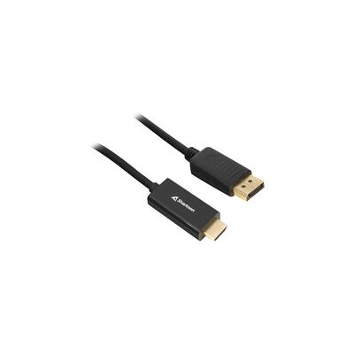 Sharkoon Displayport 1.2 zu HDMI 4K Kabel - 1m Sharkoon Displayport 1.2 zu HDMI 4K Kabel - 1m