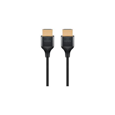 Goobay Slim High-Speed-HDMI-Kabel mit Ethernet, 4K @ 60Hz Goobay Slim High-Speed-HDMI-Kabel mit Ethernet, 4K @ 60Hz