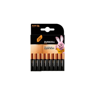 Duracell Plus Alkaline Batterie, Micro AAA LR03 1,5V, Extra Life Duracell Plus Alkaline Batterie, Micro AAA LR03 1,5V, Extra Life