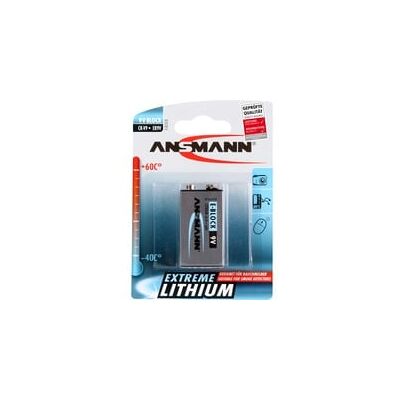 Ansmann Extreme Lithium 9V-Block, Batterie Ansmann Extreme Lithium 9V-Block, Batterie
