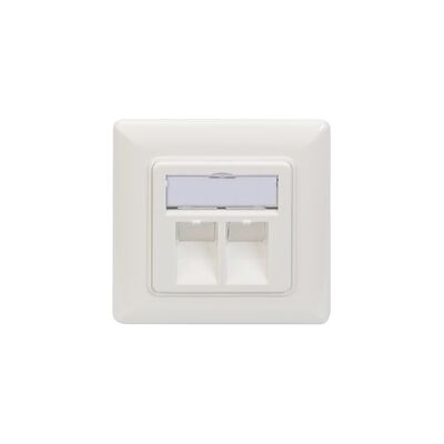 Digitus Leerdose DN-93801-1 für Keystone Module, 2x RJ-45, Anschlussdose Digitus Leerdose DN-93801-1 für Keystone Module, 2x RJ-45, Anschlussdose
