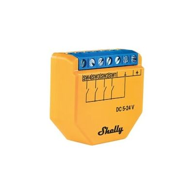 Shelly Plus i4 DC, Relais Shelly Plus i4 DC, Relais
