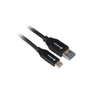 Sharkoon USB 3.2 Gen 2 Kabel - USB-A auf USB-C - 1m - Schwarz Sharkoon USB 3.2 Gen 2 Kabel - USB-A auf USB-C - 1m - Schwarz