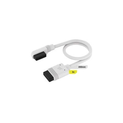 Corsair iCUE LINK Slim-Kabel, 200mm, 90° abgewinkelt Corsair iCUE LINK Slim-Kabel, 200mm, 90° abgewinkelt
