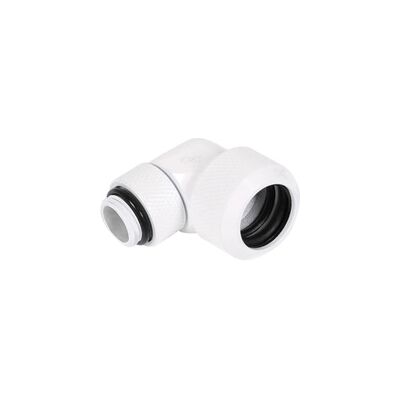 Alphacool Eiszapfen 13mm HardTube Anschraubtülle 90° drehbar G1/4 - White, Verbindung Alphacool Eiszapfen 13mm HardTube Anschraubtülle 90° drehbar G1/4 - White, Verbindung