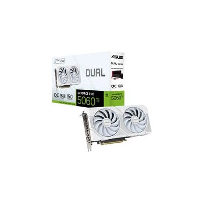 Asus GeForce RTX 5060 Ti DUAL OC 16GB WHITE EDITION, Grafikkarte Asus GeForce RTX 5060 Ti DUAL OC 16GB WHITE EDITION, Grafikkarte