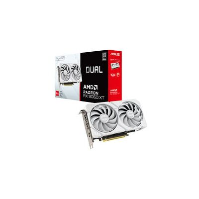 Asus Radeon RX 9060 XT DUAL WHITE Edition 16GB, Grafikkarte Asus Radeon RX 9060 XT DUAL WHITE Edition 16GB, Grafikkarte