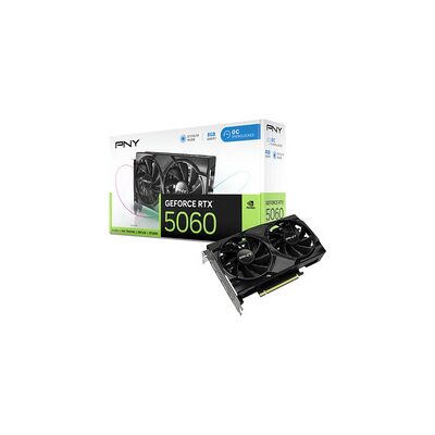 Pny GeForce RTX 5060 Dual Fan OC, Grafikkarte Pny GeForce RTX 5060 Dual Fan OC, Grafikkarte