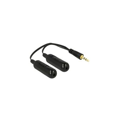 Delock Audiokabel 3,5mm (Stecker) > 2x 3,5mm (Buchse) Delock Audiokabel 3,5mm (Stecker) > 2x 3,5mm (Buchse)