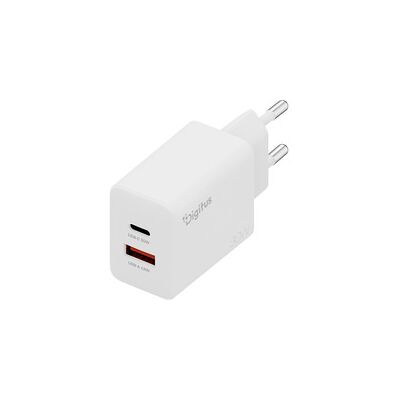 Digitus USB GaN Ladegerät 30W, 1x USB-C, 1x USB-A Digitus USB GaN Ladegerät 30W, 1x USB-C, 1x USB-A