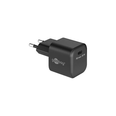 Goobay 45 W USB-C PD GaN Schnellladegerät Nano Goobay 45 W USB-C PD GaN Schnellladegerät Nano