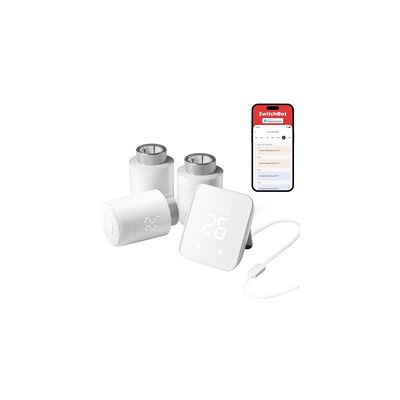 SwitchBot Heizkörperthermostat Combo, Heizungssteuerung SwitchBot Heizkörperthermostat Combo, Heizungssteuerung