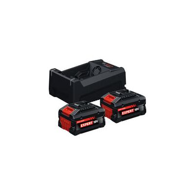 Bosch EXPERT Starter-Set 2x EXBA 18V-55 + Dual-Voltage-Ladegerät GAL 12V/18V-80 Bosch EXPERT Starter-Set 2x EXBA 18V-55 + Dual-Voltage-Ladegerät GAL 12V/18V-80