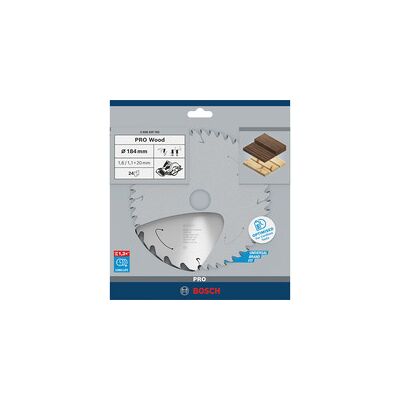Bosch PRO Wood cordless Kreissägeblatt, Ø 184mm, 24Z Bosch PRO Wood cordless Kreissägeblatt, Ø 184mm, 24Z