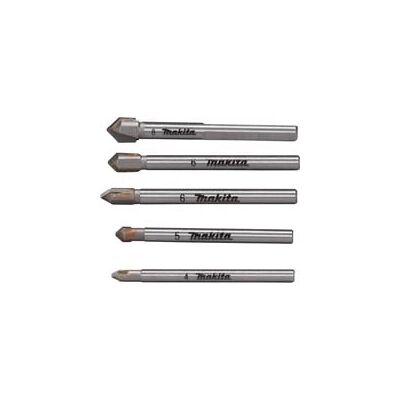 Makita Glas- und Fliesenbohrer-Satz 5-teilig, E-25410 Makita Glas- und Fliesenbohrer-Satz 5-teilig, E-25410