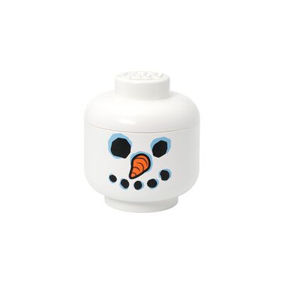 Room Copenhagen LEGO Storage Head "Snowman", groß, Aufbewahrungsbox Room Copenhagen LEGO Storage Head "Snowman", groß, Aufbewahrungsbox