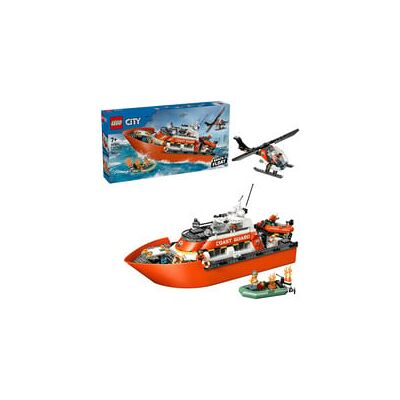 Lego 60504 City Rettungsboot der Küstenwache mit Hubschrauber, Konstruktionsspielzeug Lego 60504 City Rettungsboot der Küstenwache mit Hubschrauber, Konstruktionsspielzeug