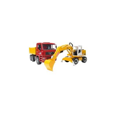 Bruder MAN TGA Kipp-LKW, Modellfahrzeug Bruder MAN TGA Kipp-LKW, Modellfahrzeug