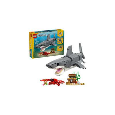 Lego 31381 Creator 3-in-1 Wilder Hai mit Schatztruhe, Konstruktionsspielzeug Lego 31381 Creator 3-in-1 Wilder Hai mit Schatztruhe, Konstruktionsspielzeug