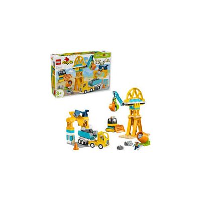 Lego 10476 DUPLO Town Baustelle mit Baufahrzeugen - 3-in-1-Set, Konstruktionsspielzeug Lego 10476 DUPLO Town Baustelle mit Baufahrzeugen - 3-in-1-Set, Konstruktionsspielzeug