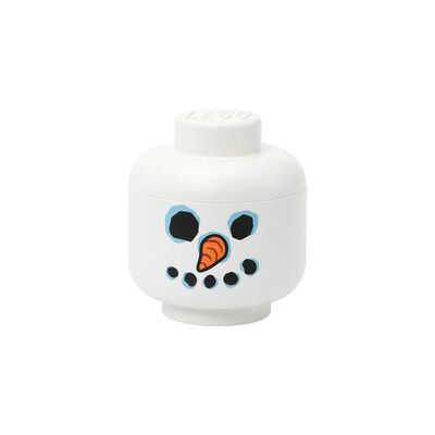 Room Copenhagen LEGO Storage Head "Snowman", klein, Aufbewahrungsbox Room Copenhagen LEGO Storage Head "Snowman", klein, Aufbewahrungsbox