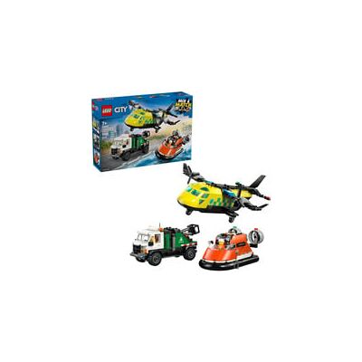 Lego 60505 City Kombinationsset mit Flugzeug, Wartungsfahrzeug und Luftkissenboot, Konstruktionsspielzeug Lego 60505 City Kombinationsset mit Flugzeug, Wartungsfahrzeug und Luftkissenboot, Konstruktionsspielzeug