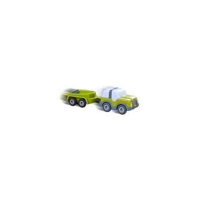 HABA Kullerbü - Geländewagen mit Anhänger, Spielfahrzeug HABA Kullerbü - Geländewagen mit Anhänger, Spielfahrzeug