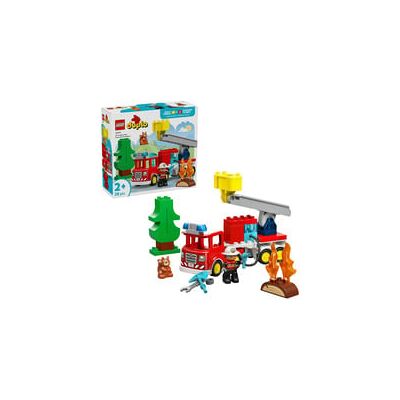 Lego 10473 DUPLO Town Löschauto mit Schlauch und Feuerwehrmann, Konstruktionsspielzeug Lego 10473 DUPLO Town Löschauto mit Schlauch und Feuerwehrmann, Konstruktionsspielzeug