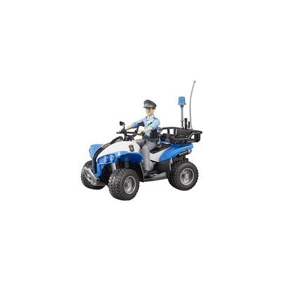 Bruder Polizei-Quad mit Polizist und Ausstattung, Modellfahrzeug Bruder Polizei-Quad mit Polizist und Ausstattung, Modellfahrzeug