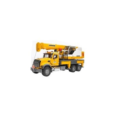 Bruder MACK Granite Liebherr Kran-LKW, Modellfahrzeug Bruder MACK Granite Liebherr Kran-LKW, Modellfahrzeug