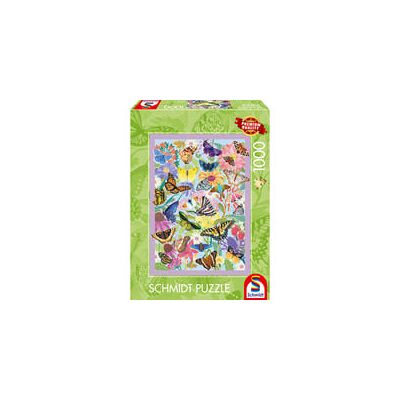 Schmidt Spiele Schmetterlingstreiben, Puzzle Schmidt Spiele Schmetterlingstreiben, Puzzle