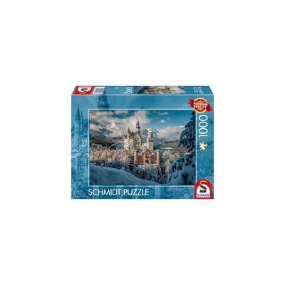 Schmidt Spiele Winterliches Schloss Neuschwanstein, Puzzle Schmidt Spiele Winterliches Schloss Neuschwanstein, Puzzle